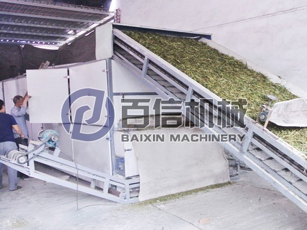 秸稈牧草烘干機(jī)-網(wǎng)帶式牧草烘