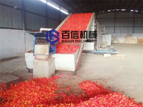 如何利用網(wǎng)帶式辣椒烘干機烘出好的辣椒？