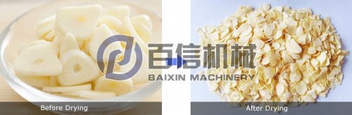 大蒜烘干用哪種設(shè)備？  蒜片如何烘干？