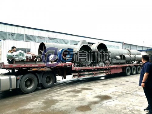 湖南螢石粉滾筒烘干設(shè)備發(fā)貨了