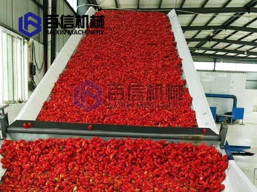 網(wǎng)帶辣椒烘干機解決收獲辣椒后多秋的煩惱
